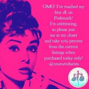 First 1K @Couturediaries Celebration!  🛍